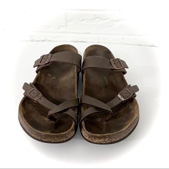 BIRKENSTOCKS Mayari Mocha Sandals Size 42 - Picture 1 of 8